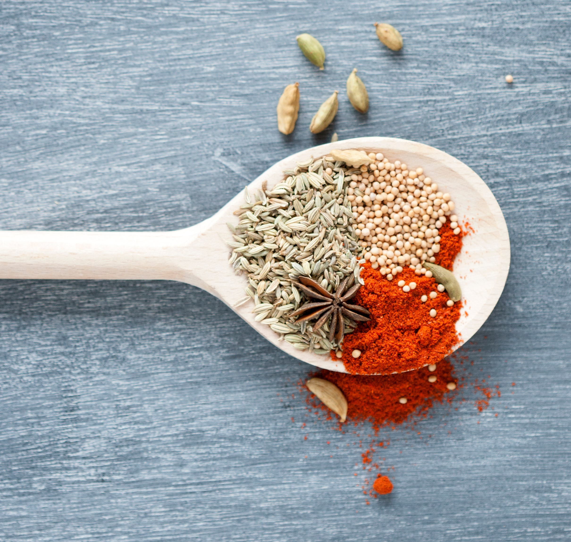 Canva - Spices On Brown Wooden Ladle